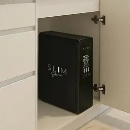 Depuratore Slim Silence installato sotto il lavello della cucina